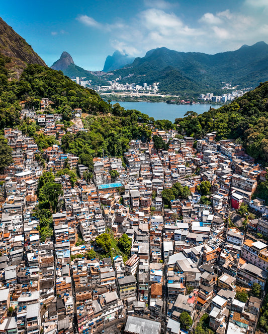 Rio de Janeiro Houses On The Hills Poster