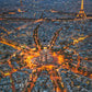 Lumières de l'Arc de Triomphe de Paris Poster