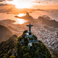 Rio de Janeiro Cristo Redentor Sunrise II Poster