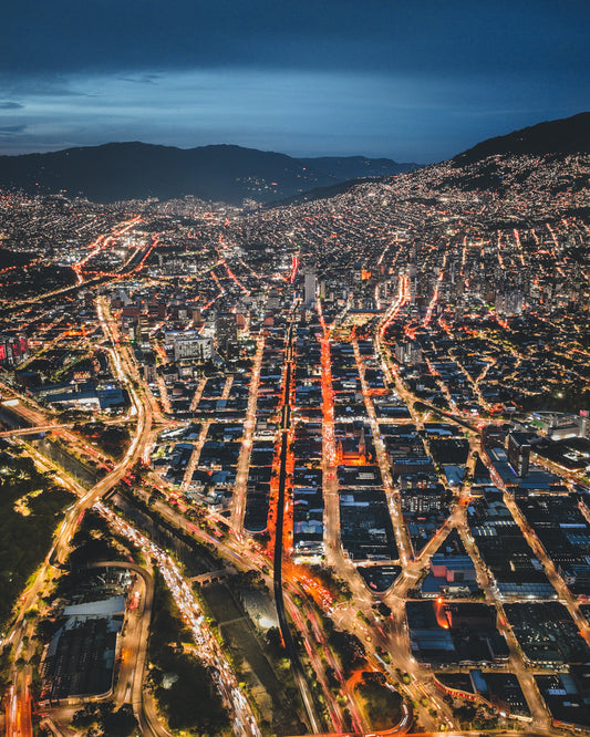 Glowing Medellin II Canvas