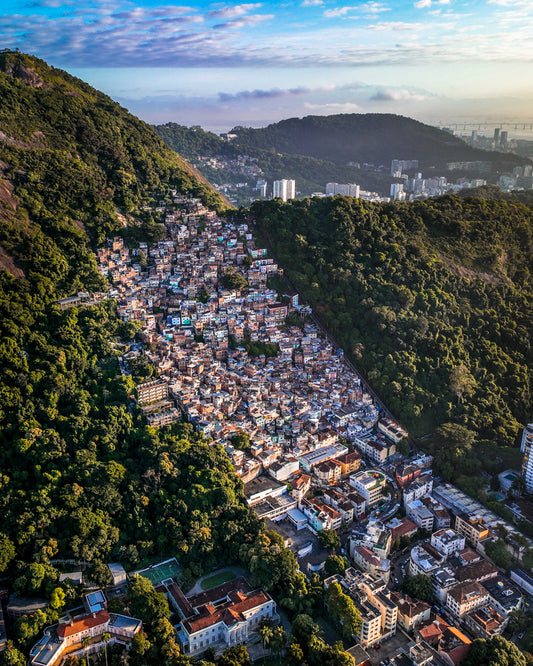 Rio Favela Santa Marta Poster