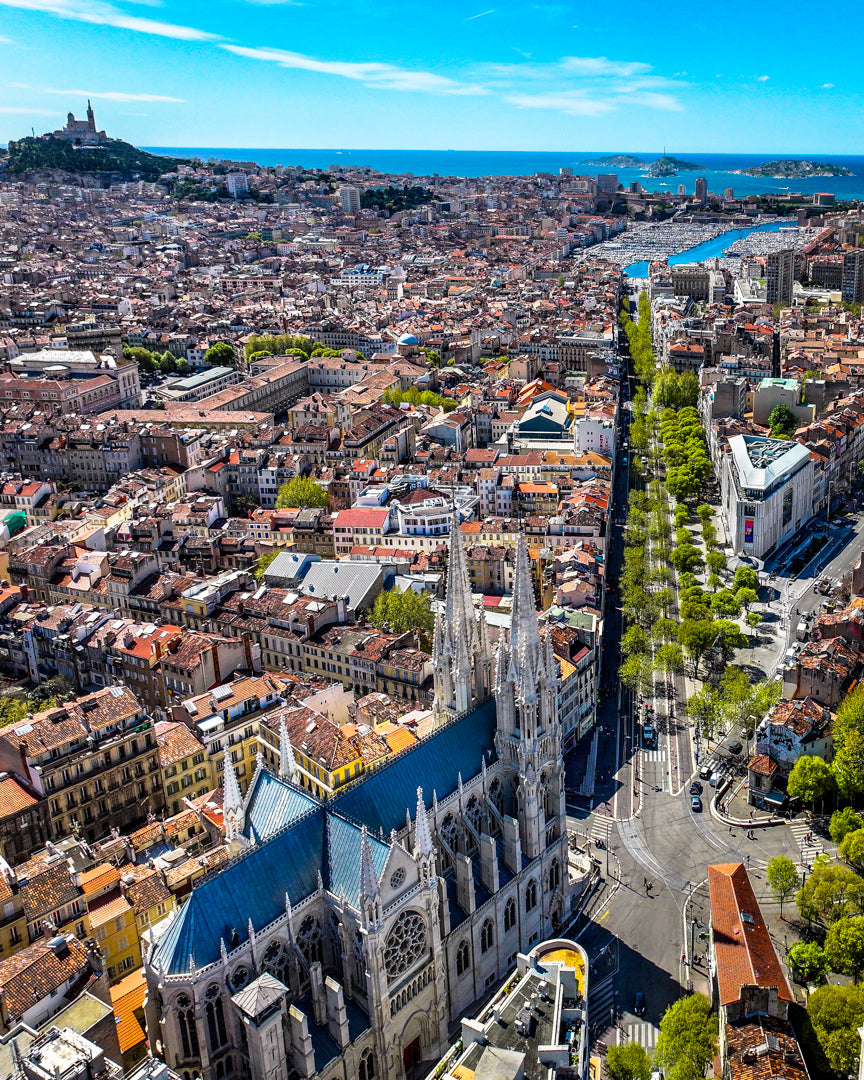 Marseille Clear Eglise des Réformés Canvas