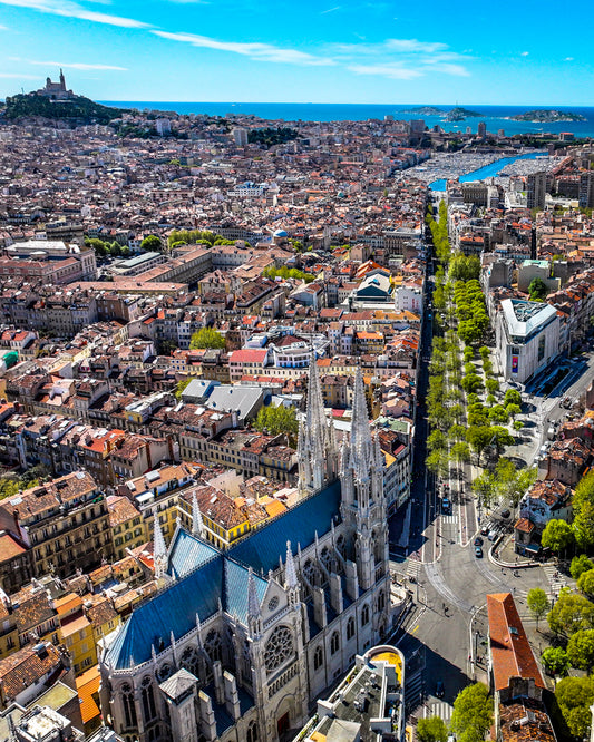 Marseille Clear Eglise des Réformés Canvas