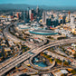 Los Angeles Downtown V Canvas