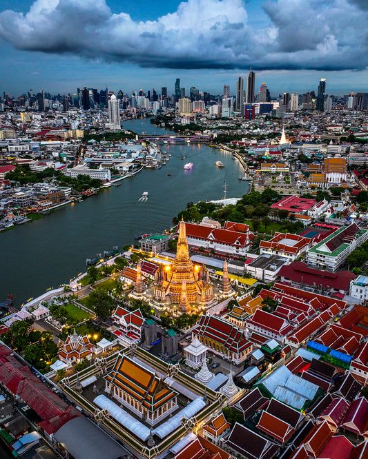 Bangkok Wat Arun Canvas