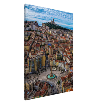 Marseille Place Castellane Canvas