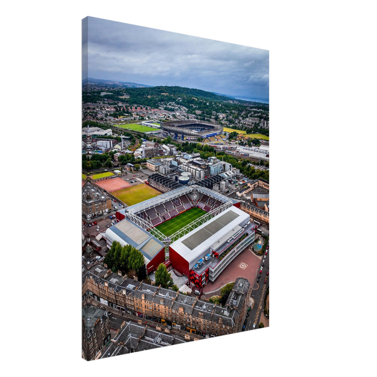 Tynecastle Park, Heart of Midlothian F.C. Stadium Canvas