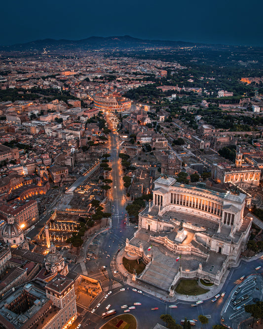 Rome City Lightz Canvas
