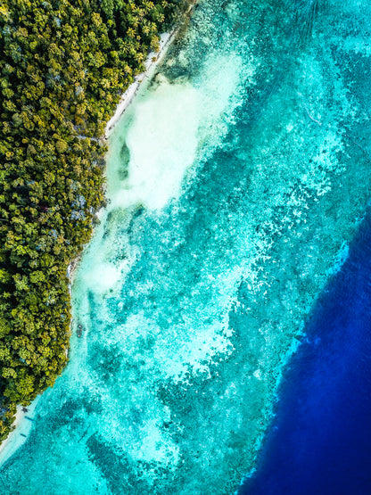 Lienzo de playa Raja Ampat Indonesia