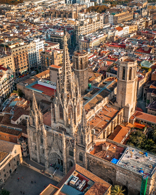 Barcelona Lienzo Catedral de Barcelona