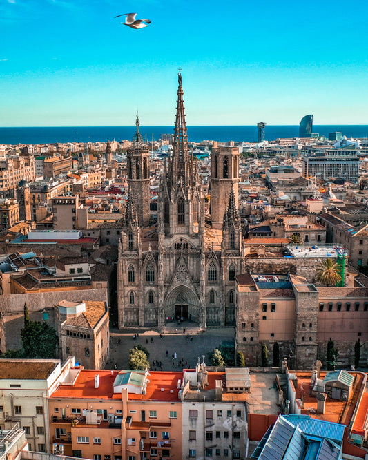 Lienzo Catedral de Barcelona