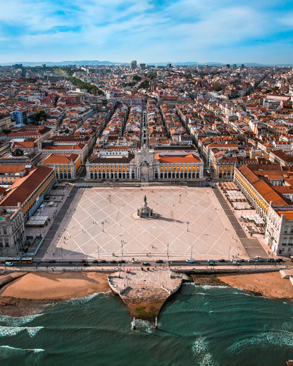 Lisboa Praça do Comércio Póster