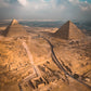 Pirámides de Egipto y Sqhinx Póster