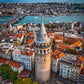 Lienzo Torre de Gálata de Estambul