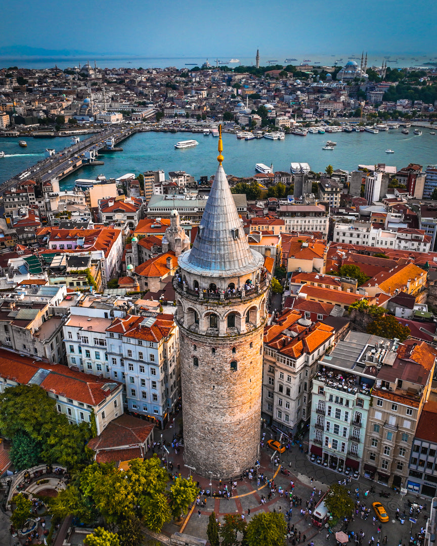 Istanbul Galata Tower Canvas