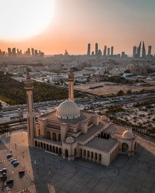 Gran Mezquita de Bahrein Al Fateh Lienzo