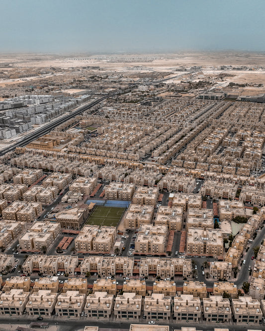 Qatar Houses II Canvas