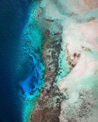 Raja Ampat, Indonésie Birdview Canvas