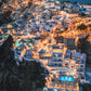 Greece, Santorini Oia Night Canvas