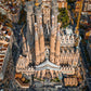 Toile Barcelone La Sagrada Familia II