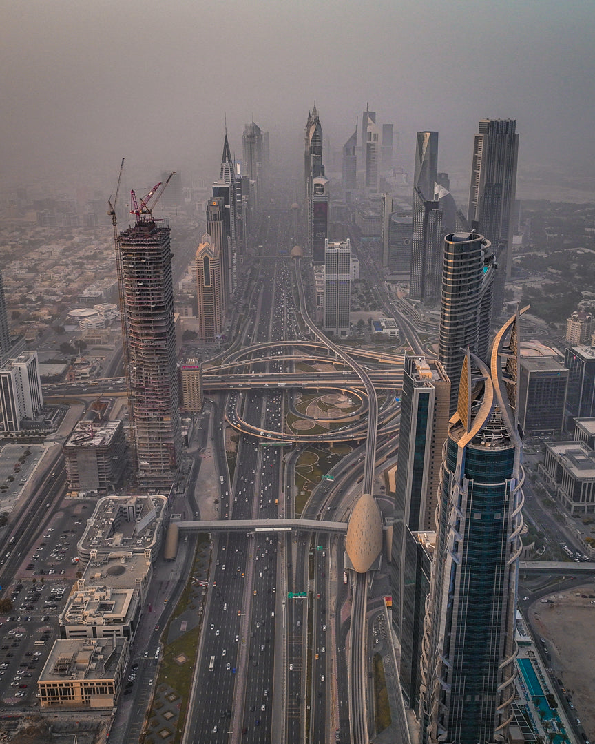 Dubai Sandstorm Canvas