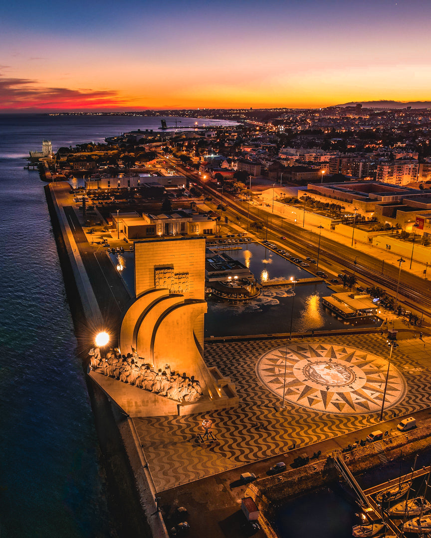 Toile Lisbonne Padrão dos Descobrimentos Nuit