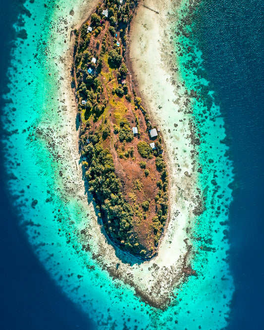 Toile Bora Bora Birdview