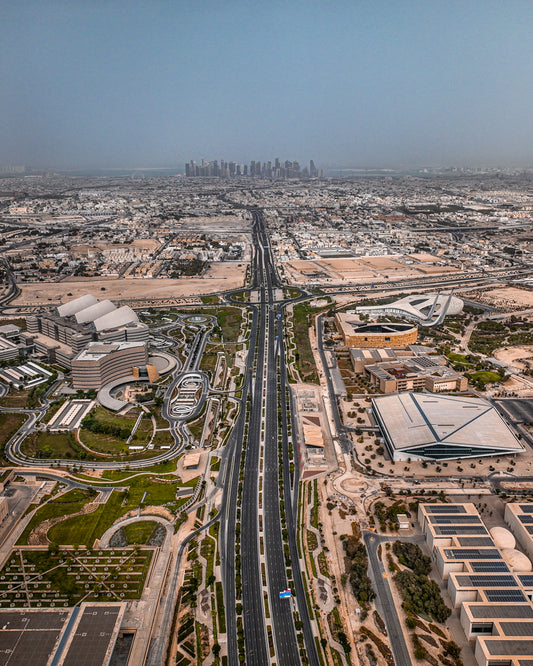 Affiche de la ville de l'éducation du Qatar