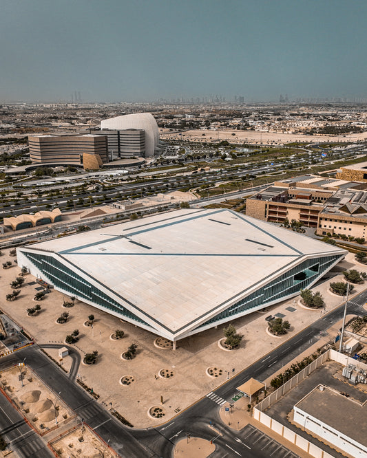 Toile de la Bibliothèque nationale du Qatar