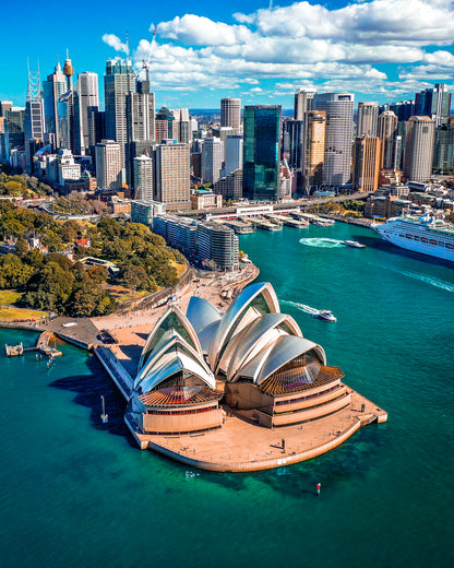 Sydney Skyline Poster