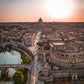 Rome Vatican Sunset Canvas