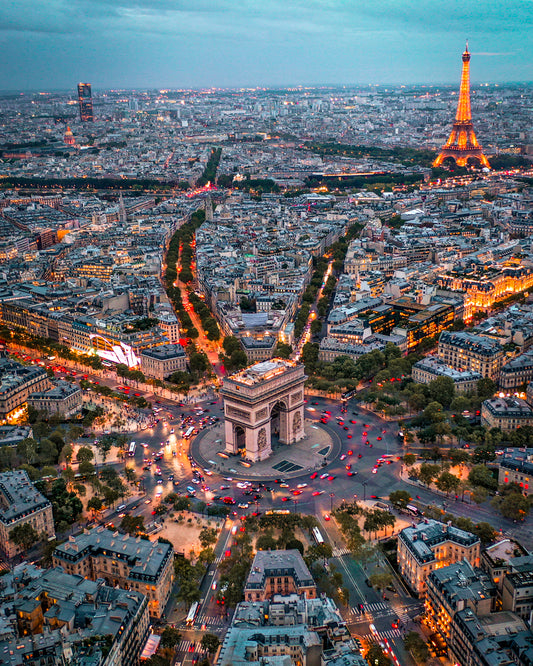 Paris Arc de Triomphe Canvas