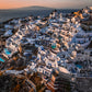 Greece, Santorini, Oia Sunset Poster