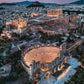 Greece, Acropolis of Athens Night Poster
