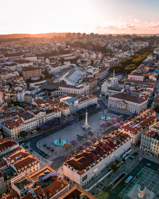 Lisbon The Rossio Poster