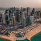 Qatar West Bay Sunset II Poster