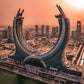 Qatar Katara Towers Canvas