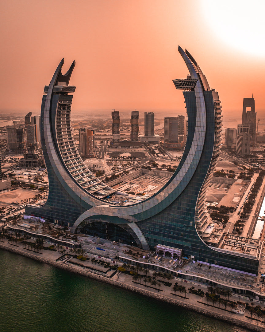 Qatar Katara Towers Canvas