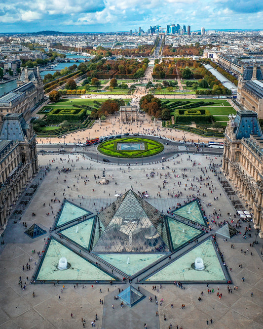 Paris Louvre Poster
