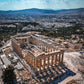 Grèce, toile du Parthénon d'Athènes