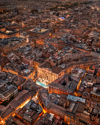 Fontaine de Trevi à Rome Poster