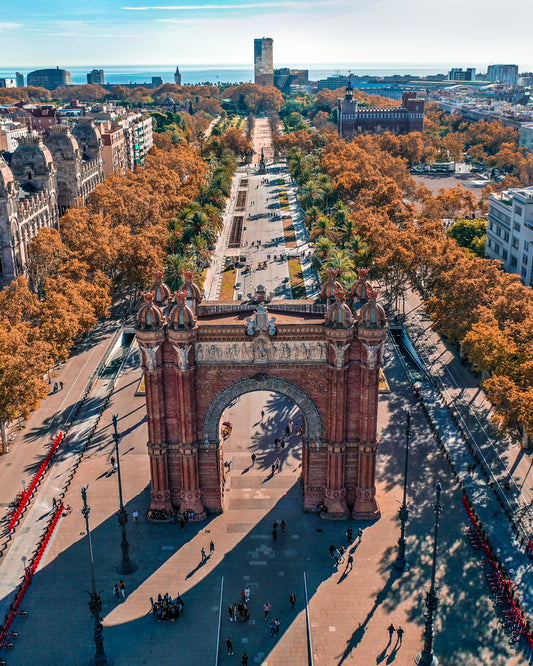 Barcelona Arc de Triomf Canvas
