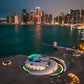 Noche del horizonte de Qatar Póster