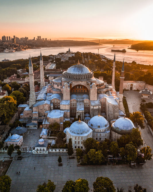 Istanbul Hagia Sophia Sunset Canvas