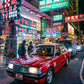 Affiche de taxi de Hong Kong