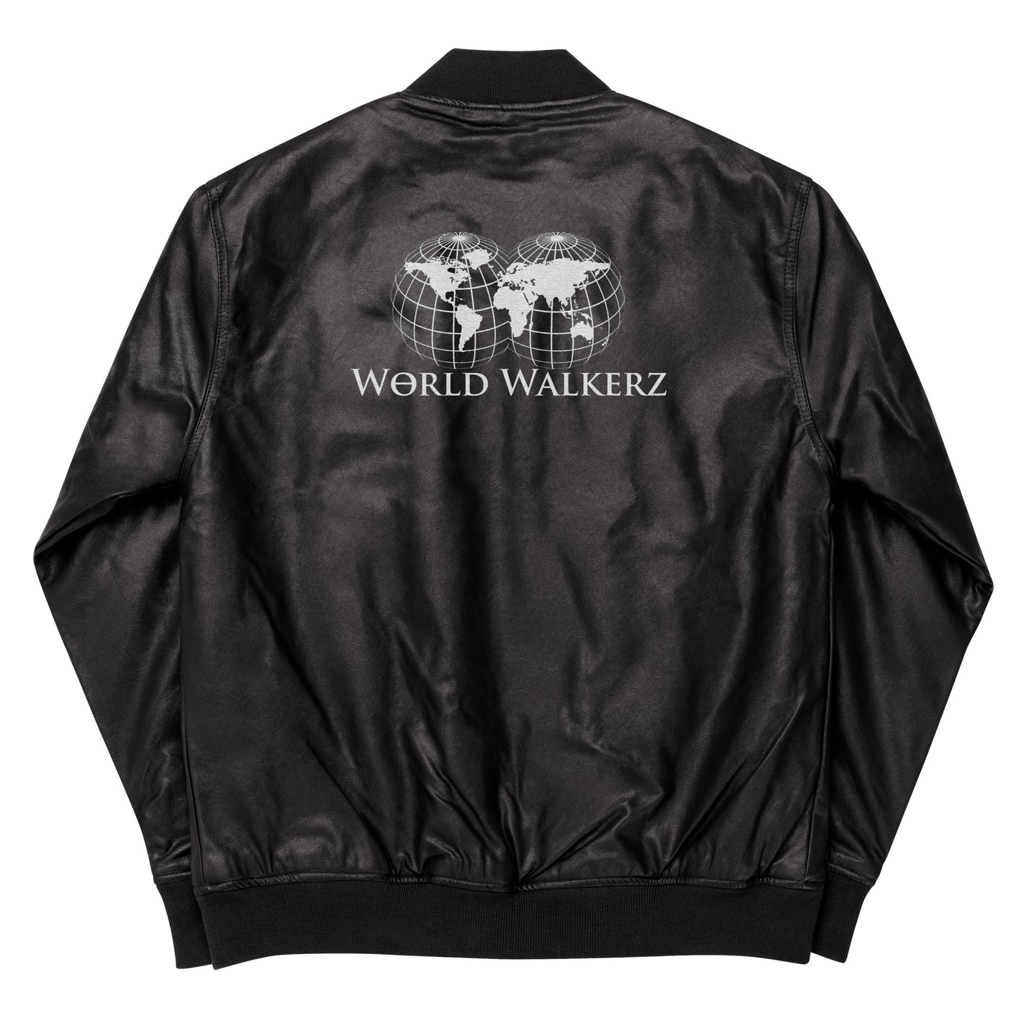 World Walkerz Leather Bomber Jacket
