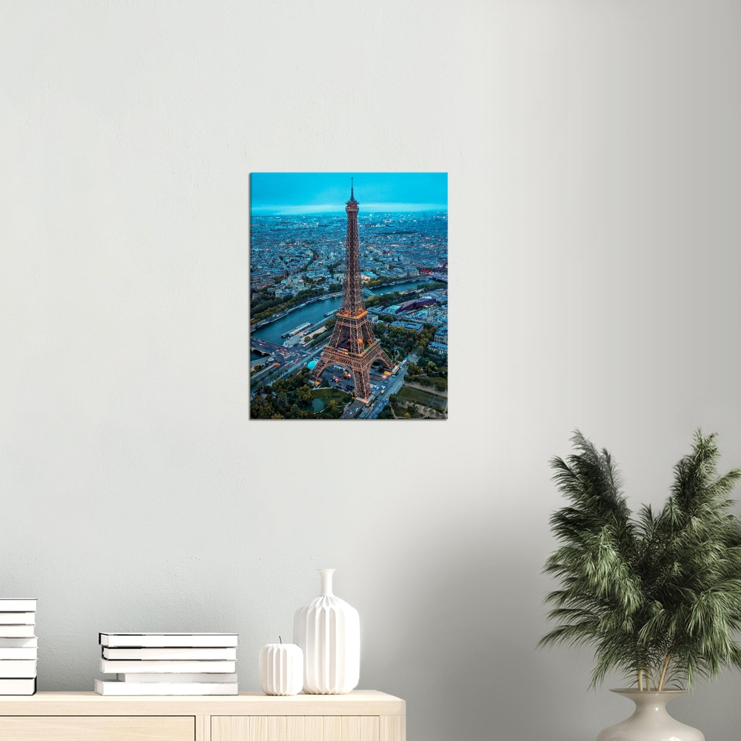 Paris Eiffeltower Light Canvas