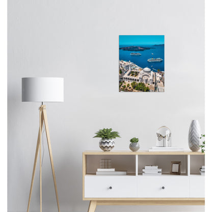 Grecia, Santorini Thira Póster