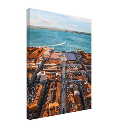 Lisbon Rua Augusta Canvas