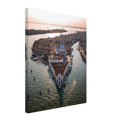 Venice Basilica di Santa Maria della Salute Sunset Canvas